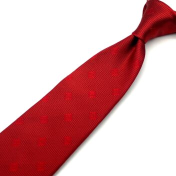 ～情熱の深紅～ベーシックロゴネクタイ SHAKUNONE' (シャクノネ)