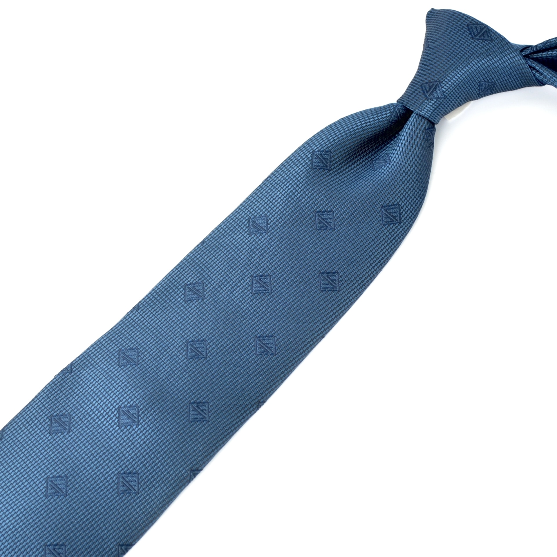SH-004　直感の濃藍　オリジナルロゴネクタイ