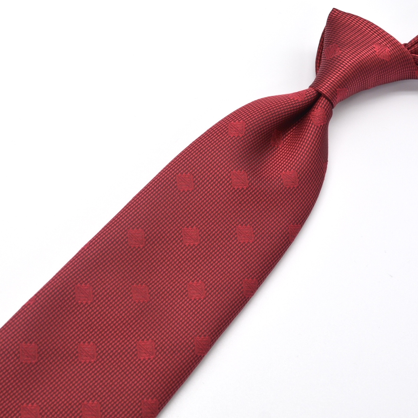 SH-009　情熱の濃紅 　オリジナルロゴネクタイ