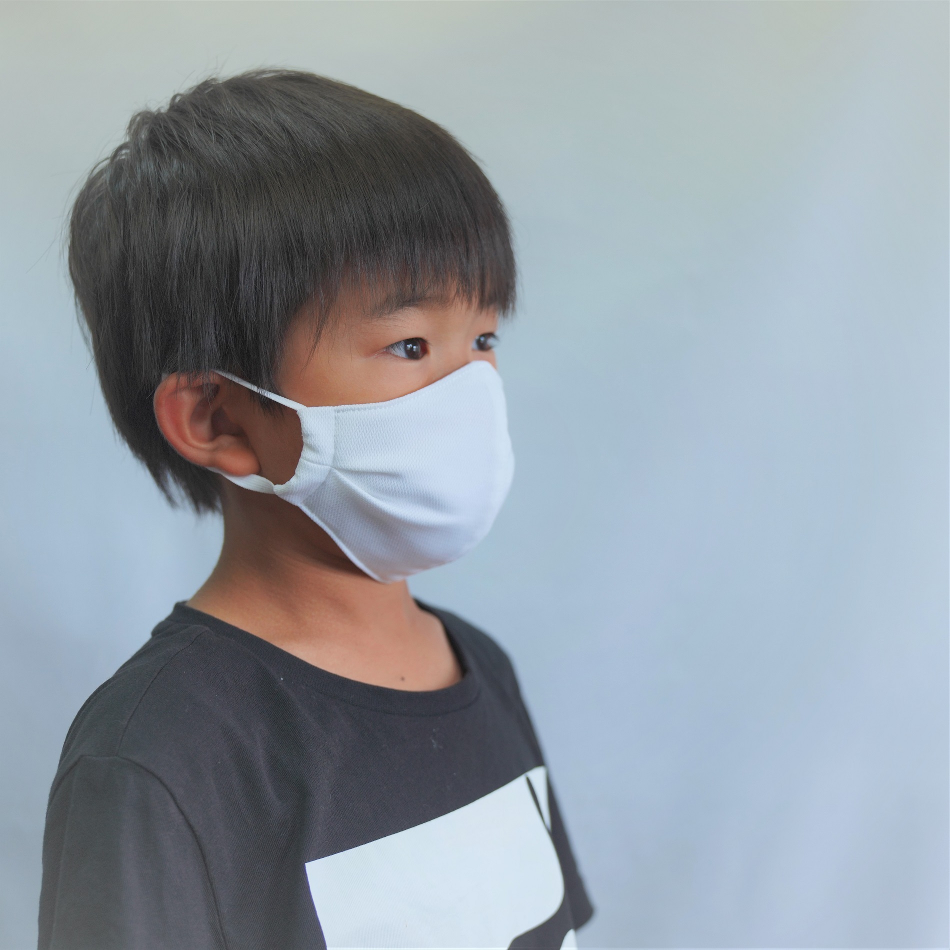 キッズホワイト W-03【抗菌防臭マスク】〈日本製〉