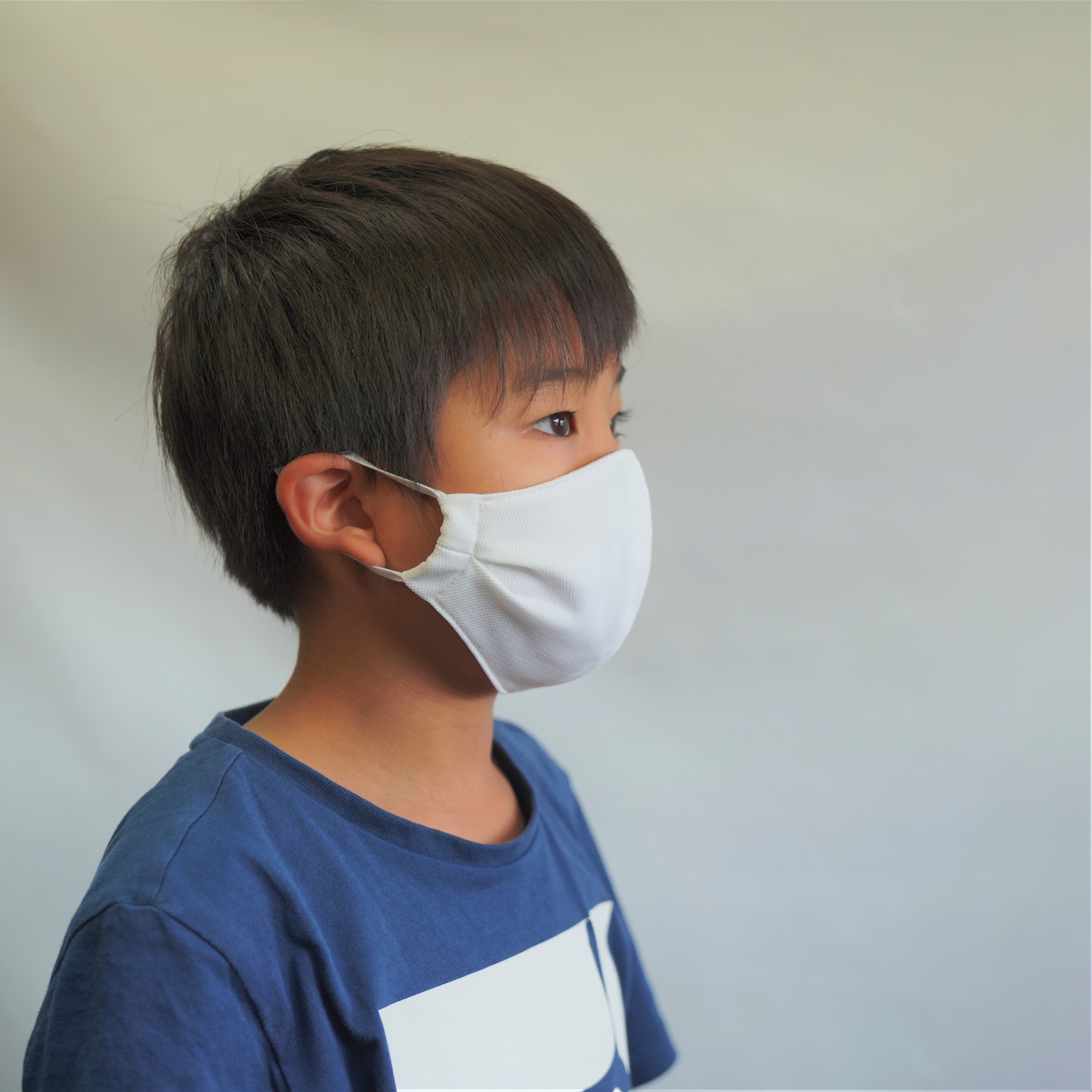 キッズホワイト W-03【抗菌防臭マスク】〈日本製〉